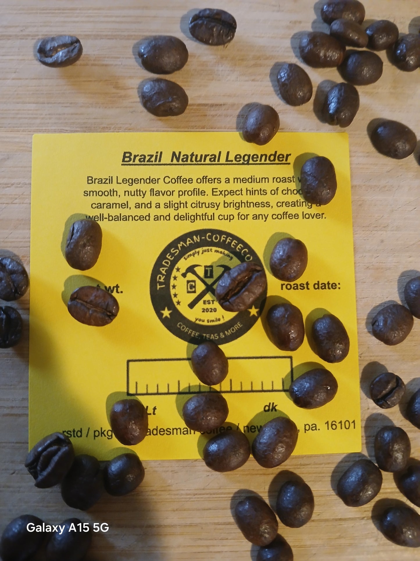 BRAZIL: medium or dark, chocolate, nutty with hint of citrus