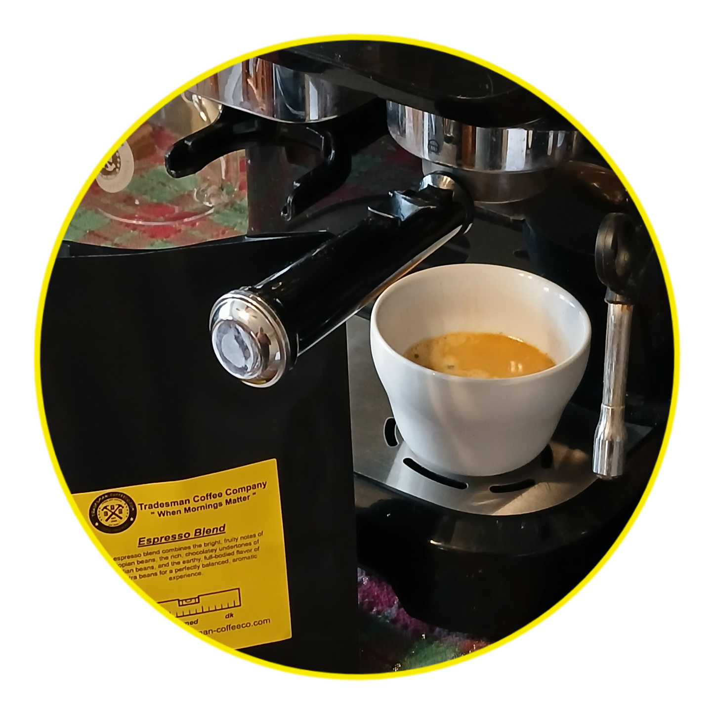 ESPRESSO BLEND: Rich, bold espresso blend, expertly roasted to perfection
