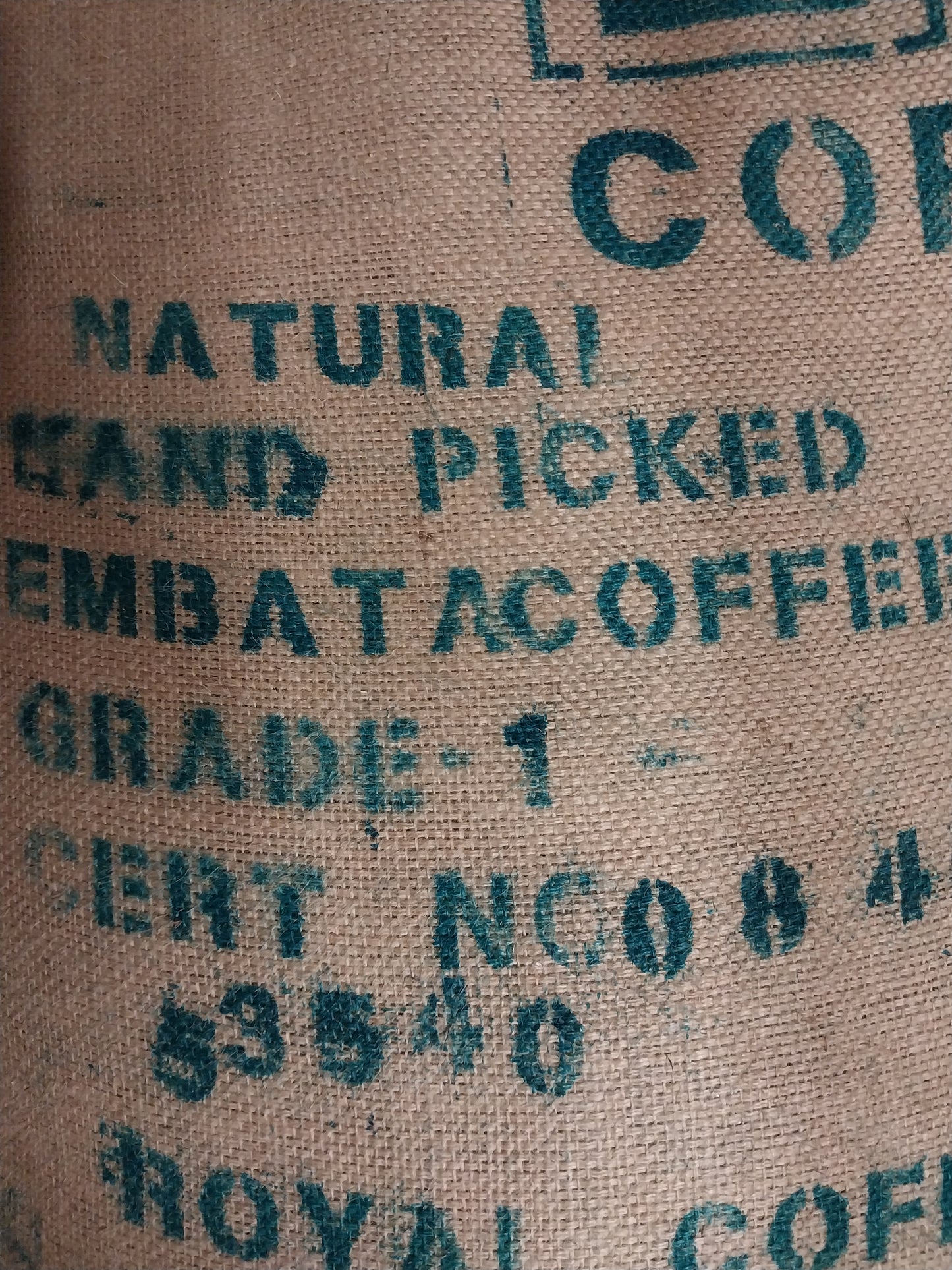 Ethiopia Natural Sidamo Coffee G1