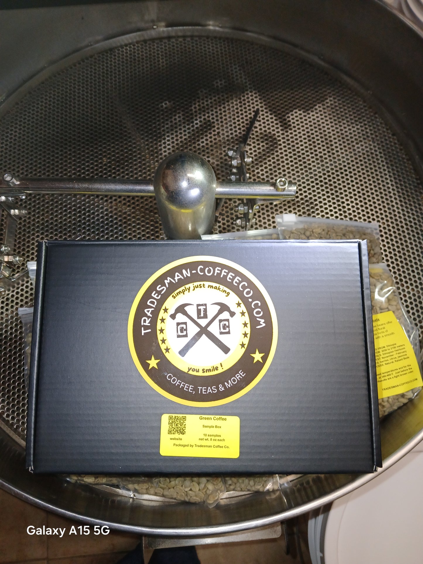 GREEN COFFEE SAMPLE BOX