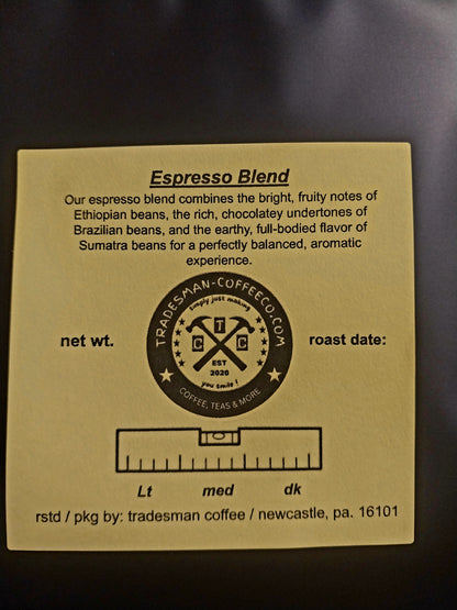 ESPRESSO BLEND: Rich, bold espresso blend, expertly roasted to perfection