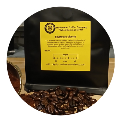 ESPRESSO BLEND: Rich, bold espresso blend, expertly roasted to perfection