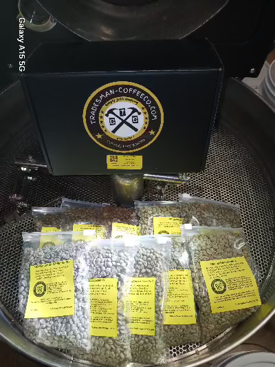 GREEN COFFEE SAMPLE BOX