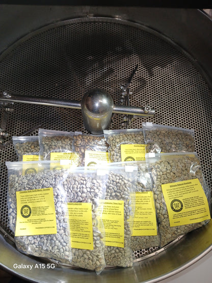 GREEN COFFEE SAMPLE BOX